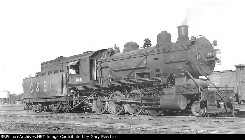 CEI 2-8-0 #898 - Chicago & Eastern Illinois